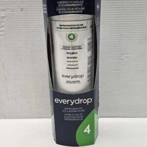 NIB Everydrop Water Filter 4, Whirlpool, Maytag Kitchen Aid. Amana EDR4RXD1